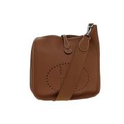 Pre-owned Leather shoulder-bags Hermès Vintage , Brown , Dames