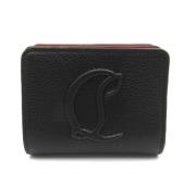 Pre-owned Leather wallets Christian Louboutin Pre-owned , Black , Dame...