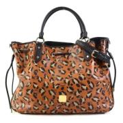 Pre-owned Leather handbags MCM Pre-owned , Brown , Dames