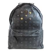 Pre-owned Leather backpacks MCM Pre-owned , Black , Dames