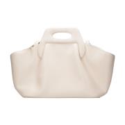 Vegan Schelp Tas met Handvatten THEMOIRè , White , Dames