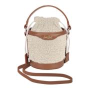 Beige Tassen voor Stijlvolle Outfits MC2 Saint Barth , Beige , Dames