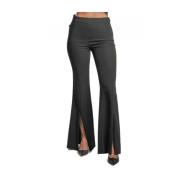 Wijde Pijp Suit Broek Jijil , Black , Dames