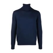 Merino Wol Coltrui Trui Ballantyne , Blue , Heren