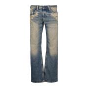 Vintage Straight Leg Jeans 1985 Diesel , Blue , Heren