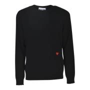 Stijlvolle Sweaters Collectie Moschino , Black , Heren