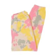 Tie Dye Gele Sweatpants Heren Obey , Multicolor , Heren