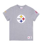 NFL Team Origins Top Pittsburgh Steelers Mitchell & Ness , Gray , Here...