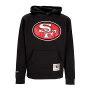 San Francisco 49ers Logo Hoodie Mitchell & Ness , Black , Heren