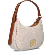 Elegante Beige Schoudertas Bibi Lou , Beige , Dames