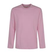 Roze Gebreid Heren T-Shirt Comme des Garçons , Pink , Heren