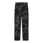 Grafische Print Zwarte Denim Jeans Marni , Black , Heren