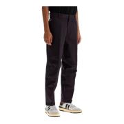 Rits Biker Gabardine Broek Lanvin , Purple , Heren