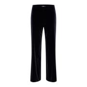 Donkerblauwe Straight-Leg Broek Part Two , Blue , Dames