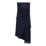 Blauwe Asymmetrische Hoge Taille Rok IRO , Blue , Dames