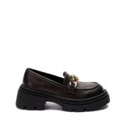 Loafers met Ovale T-klem en rubberen zool Twinset , Brown , Dames