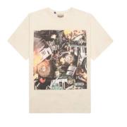 Misery Tee in het wit, Streetwear Statement Gallery Dept. , Beige , He...