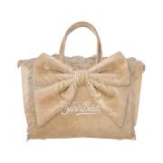 Winter Mini Vanity Handtas MC2 Saint Barth , Beige , Dames