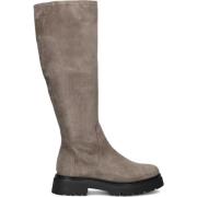 Taupe Suède Hoge Laarzen Stefano Lauran , Beige , Dames