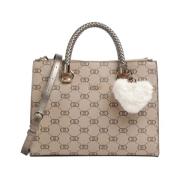 Elegante Dove Grey Handtas Liu Jo , Beige , Dames