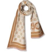 Elegant Jacquard Sjaal Liu Jo , Beige , Unisex