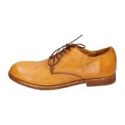 Elegante Vintage Leren Damesschoenen Moma , Yellow , Dames