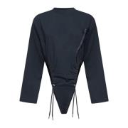 Denim Multi-tailleband Sweater Y/Project , Black , Dames