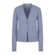 Cardigan Sweaters Blumarine , Blue , Dames