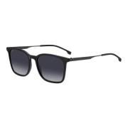 Zwart/Grijs Getinte Zonnebril Hugo Boss , Black , Heren