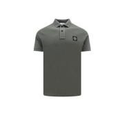 Blauwe Musk Polo Shirt Stone Island , Green , Heren