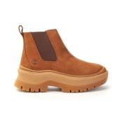 Bruine Chelsea Boot met Premium Leer Timberland , Brown , Dames