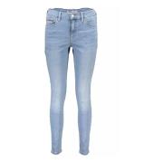 Mid-Rise Skinny Jeans Tommy Hilfiger , Blue , Dames