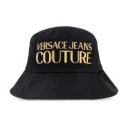 Hoed met logo Versace Jeans Couture , Black , Heren