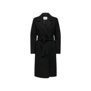 Life Wrap Coat Only , Black , Dames