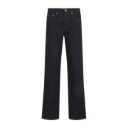 Indigo Classic Fit Jeans Ami Paris , Black , Heren