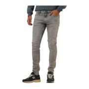 Heren Skinny Jeans The Jone Pure Path , Gray , Heren