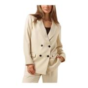 Elegante Crème Blazer Notre-v , Beige , Dames