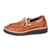 Vintage Leren Dames Sneakers Moma , Brown , Dames