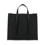 Jacquard Winkelmandje in Asfalt Zwart Fendi , Black , Heren