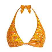 Palm Leaves Neckholder Bikinitop voor dames Vilebrequin , Orange , Dam...