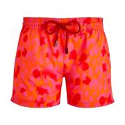 Nieuwe Luipaard Zwemshorts voor Dames Vilebrequin , Orange , Dames