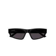 Zonnebril met Vierkant Acetaat Frame Balenciaga , Black , Unisex