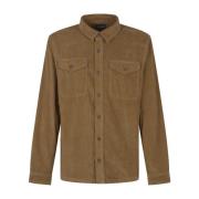 Ribfluwelen Herenoverhemd Patagonia , Brown , Heren