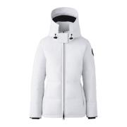 Witte Parka met Afneembare Capuchon Canada Goose , White , Dames