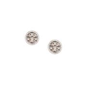 Stud Oorbel Accessoires Tory Burch , Gray , Dames