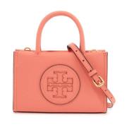 Ella Bio Mini Tote Tas Tory Burch , Pink , Dames