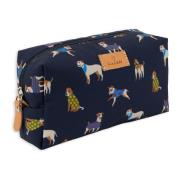 Blauwe uniseks bowler-pouchtas met hondenmotief Gallo , Multicolor , U...