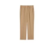 Wollen Flanellen Monostretch Broek met Microdesigns Max Mara Weekend ,...