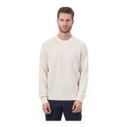 Witte Cashmere Sweater Regular Fit Hugo Boss , White , Heren