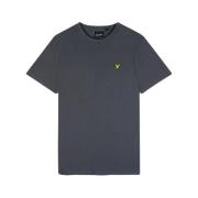 Katoenen ronde hals t-shirt Lyle & Scott , Gray , Heren